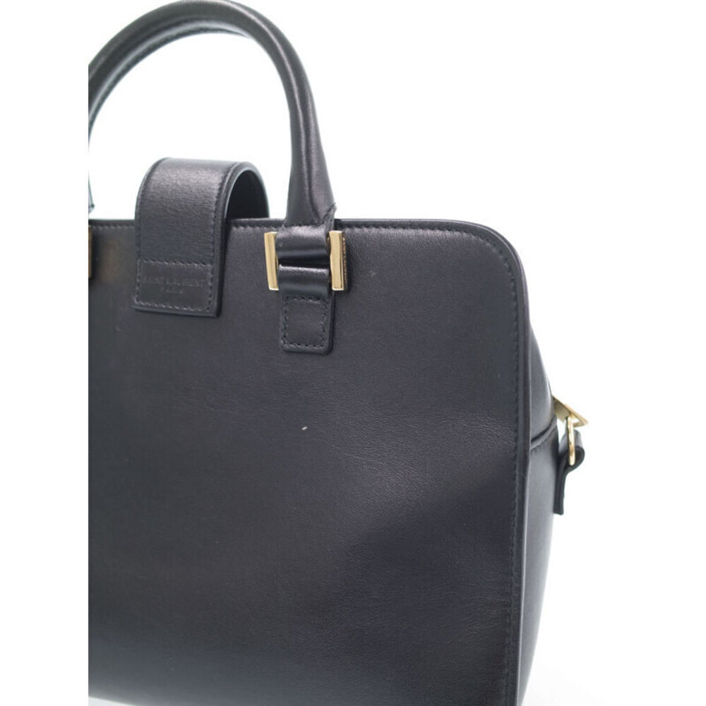 SAINT LAURENT PARIS Monogram Cabas 2way Leather HandBag - Picture 9 of 9